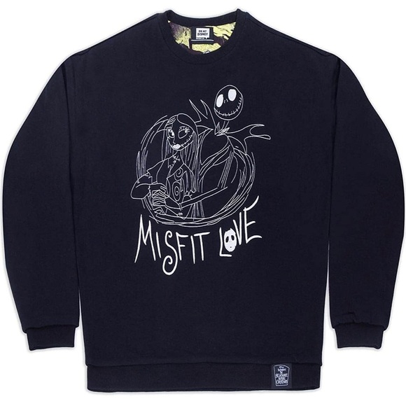 Disney Reversible Sweatshirt Nightmare Before Christmas - Picture 1 of 7